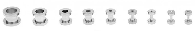ΣΚΟΥΛΑΡΙΚΙ ΑΤΣΑΛΙ FLESH TUNNEL ΑΣΗΜΙ 13MM