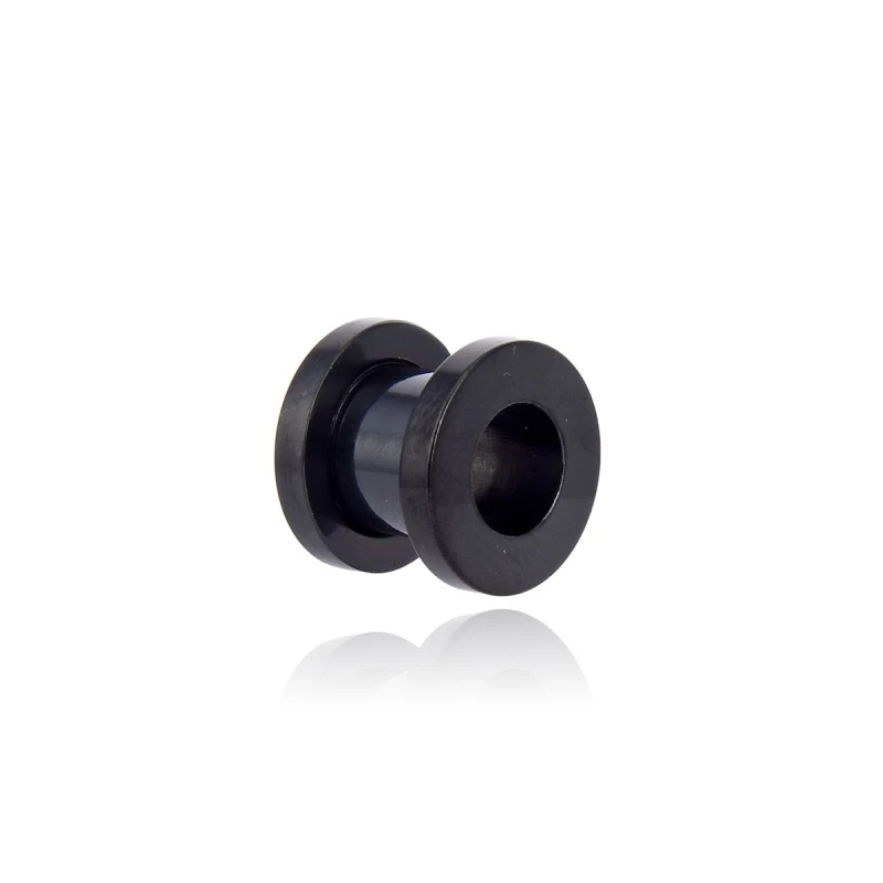 ΣΚΟΥΛΑΡΙΚΙ ΑΤΣΑΛΙ FLESH TUNNEL ΜΑΥΡΟ 14MM