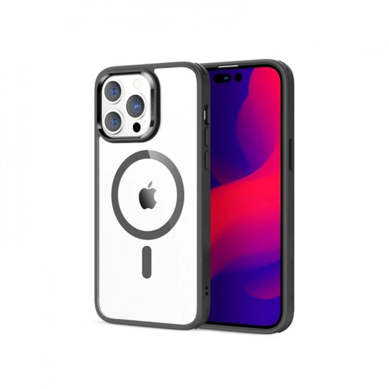 Θήκη Σιλικόνης Διάφανη για Iphone 11 Pro Magnetic Electroplating 5.85" - Μαύρο