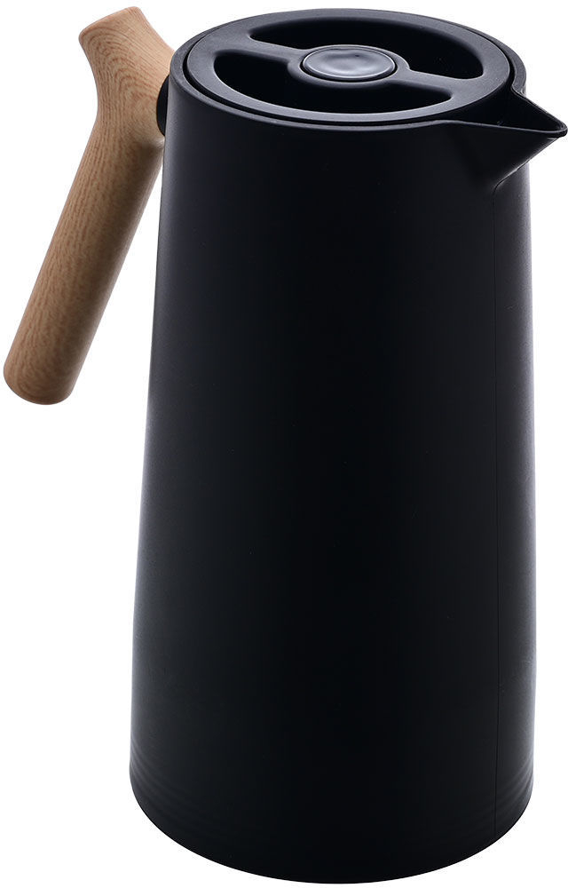 Κανάτα Θερμός 1 lt με Εργονομική Λαβή Μαύρο Estia Home Art 01-14681