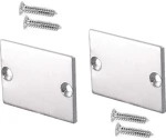 SET OF METAL END CAPS FOR PROFILE P217, 2 PCS WITHOUT HOLE   ACA EP217