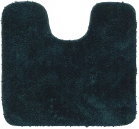 Ταπέτο Λεκάνης Μπάνιου 55x60cm 100% Polyester Dark Green Sealskin Angora 800123