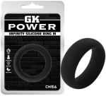 Infinity Silicone Ring M Black