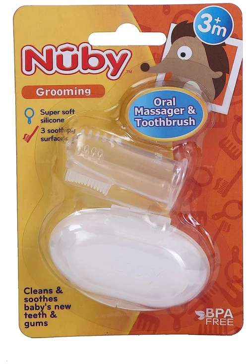 Nuby Σετ Οδοντόβουρτσας 3 Σταδίων
