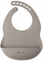 Eco Rascals Σαλιάρα Σιλικόνης Grey