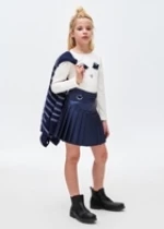 Mayoral Φούστα Πολυδερματίνη, Μπλέ