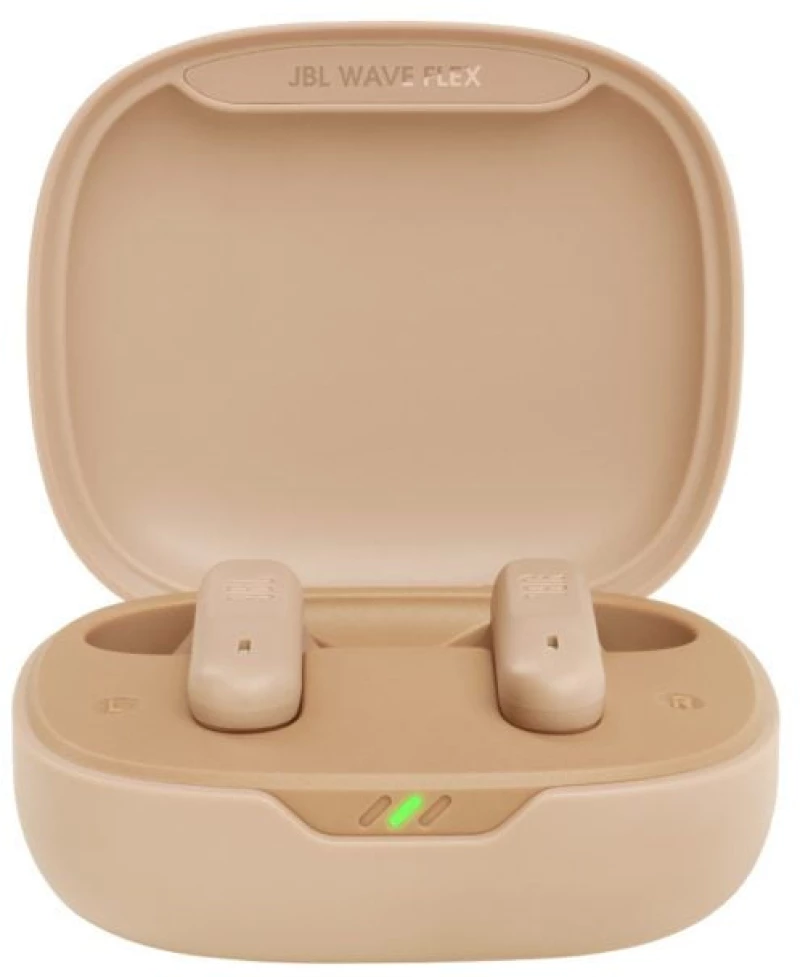 JBL Wave Flex, True Wireless Ear-Buds Headphones, IP54, Touch, (Beige)