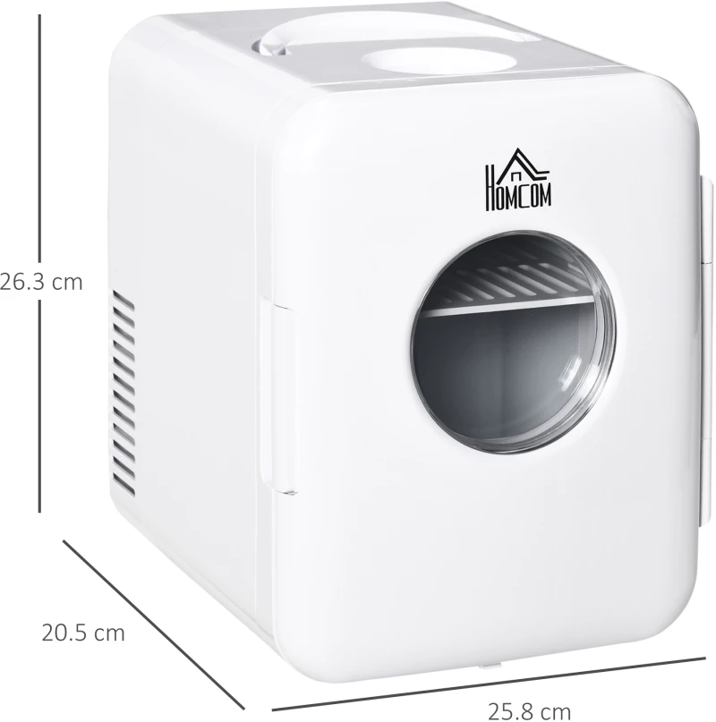 Mini Φορητό Ηλεκτρικό Ψυγείο Θερμαντήρας 4 Lt 60 W HOMCOM C00-022V90