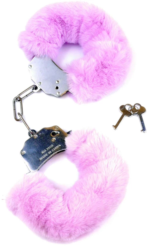 Furry Cuffs Light white