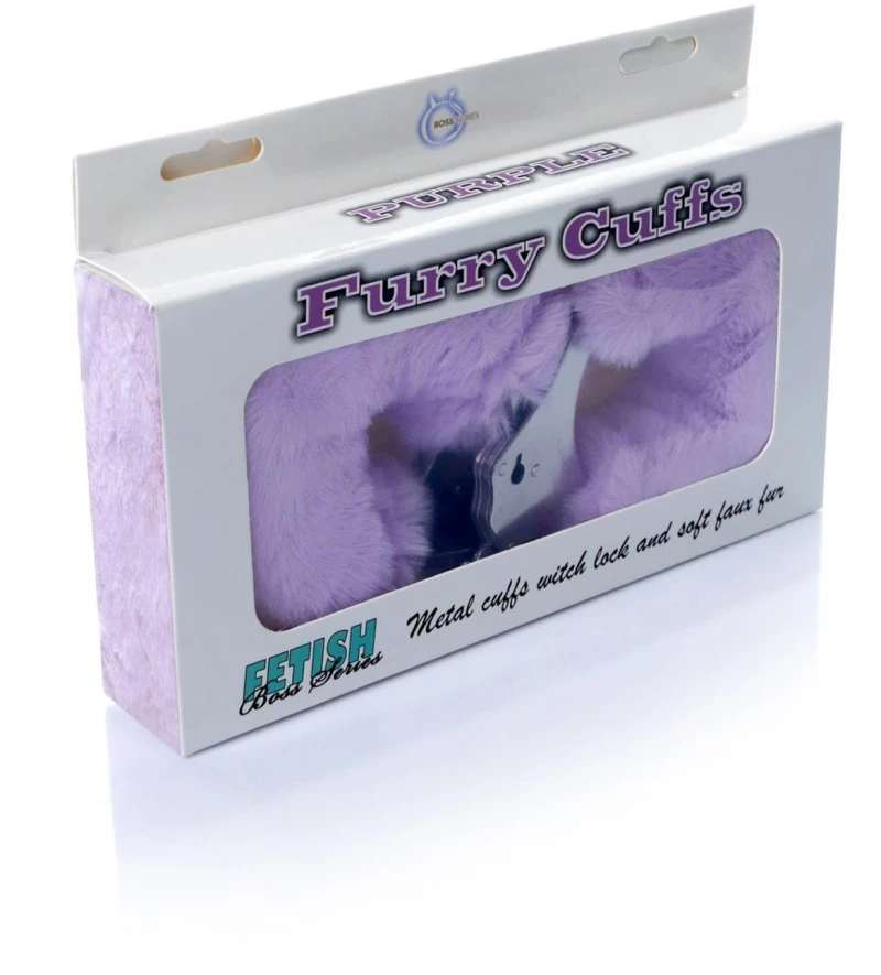 Furry Cuffs Light white