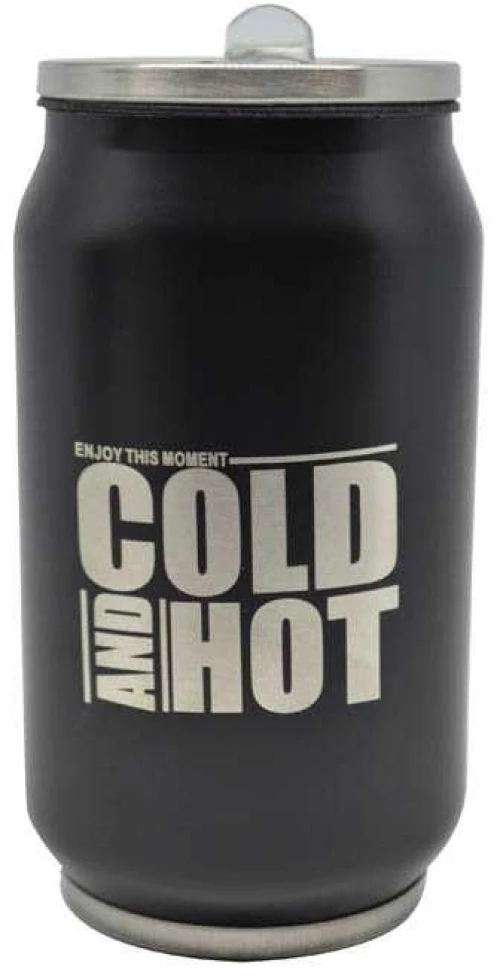 ΠΟΤΗΡΙ ΘΕΡΜΟΣ INOX ΜΑΥΡΟ COLD AND HOT 330ml ANKOR