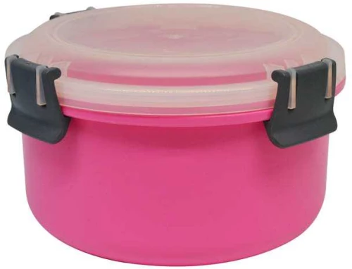 ΦΑΓΗΤΟΔΟΧΕΙΟ ΠΛΑΣΤΙΚΟ ΜΕ ΚΑΠΑΚΙ ΑΣΦΑΛΕΙΑΣ ΦΟΥΞΙΑ 1,20lt ANKOR