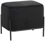 BELLA/L ΣΚΑΜΠΟ BLACK VELVET ΥΦΑΣΜΑ 48X37Χ39εκ.