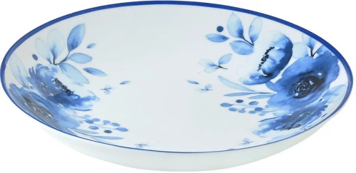 ESTIA ΠΙΑΤΟ ΒΑΘΥ BLUE ROSE ΠΟΡΣΕΛΑΝΙΝΟ 23cm
