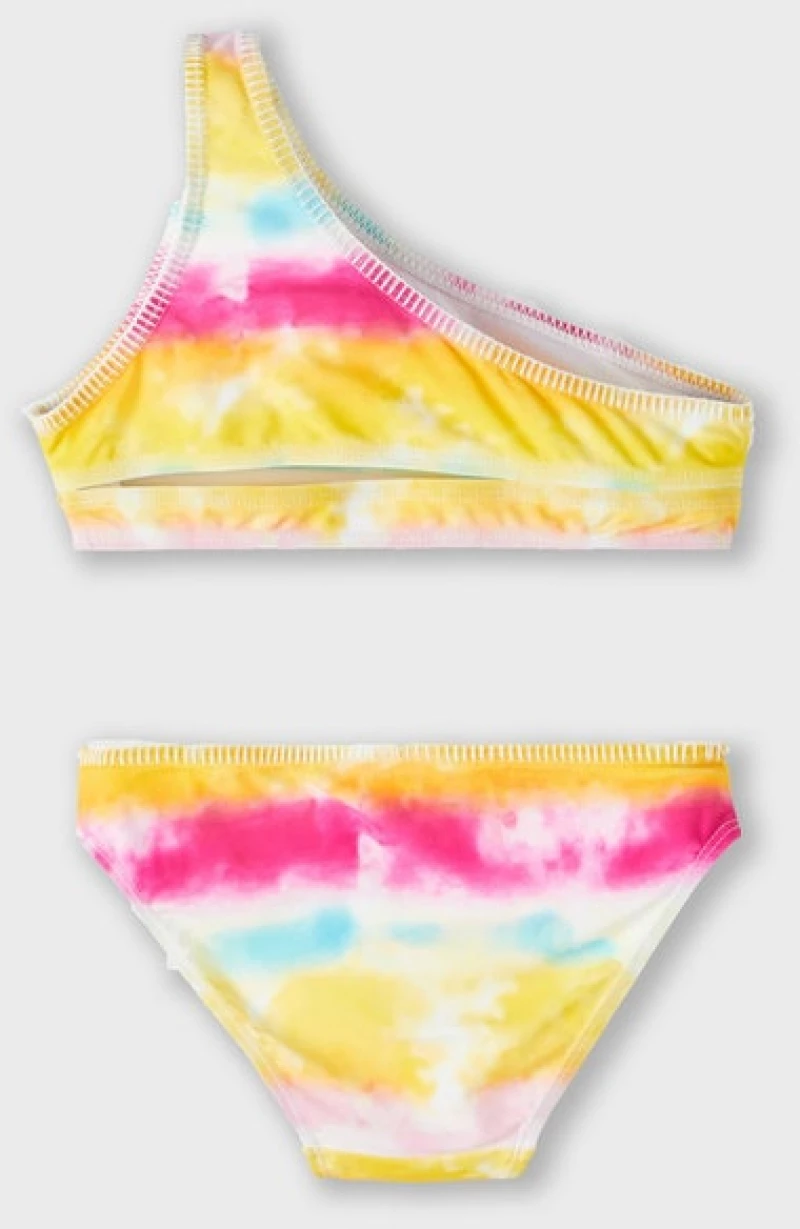 Μπικίνι "Tie Dye" λευκό (Λευκό)