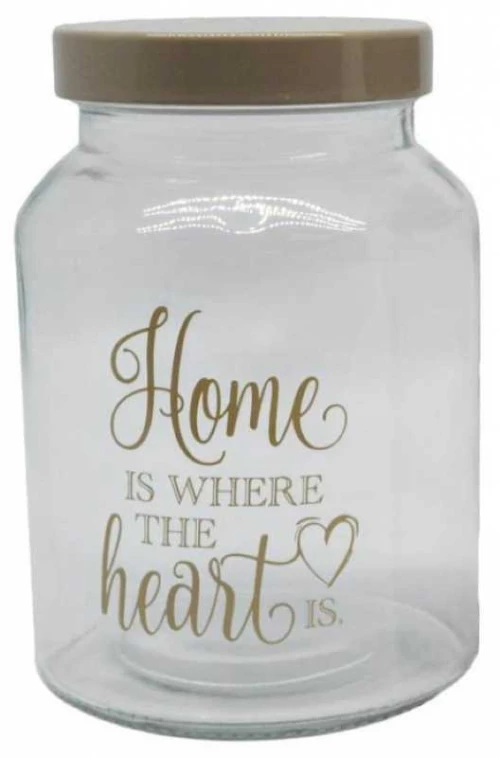 Βάζο γυάλινο Home μπεζ 15.5εκ Ankor 784776