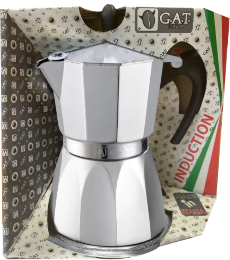 Καφετιέρα Espresso Χειρός Αλουμινίου 3Φλ.  GRANMOCHA (103403A) GAT