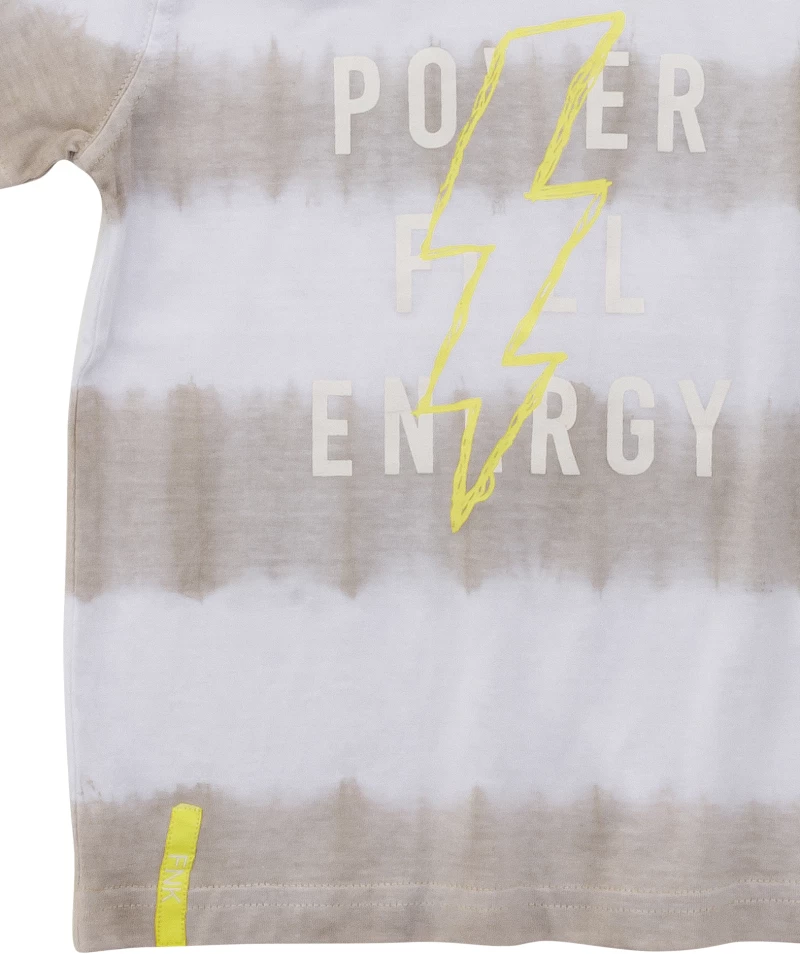 Μπλούζα "Power energy" μπεζ (Μπεζ)