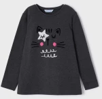 Μπλούζα "Cat" γκρι (Γκρι)