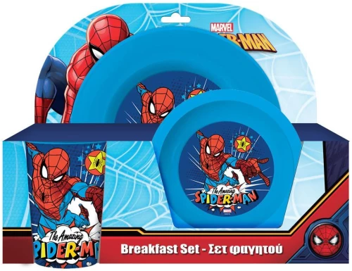 Σετ Πρωινού 3Τμχ Spiderman
