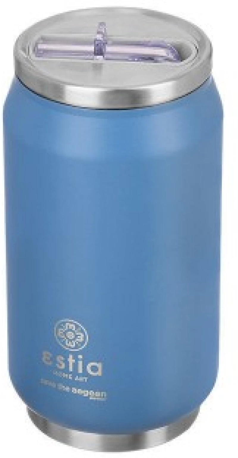 Θερμός Travel Cup Save The Aegean 300ml Denim Blue Estia