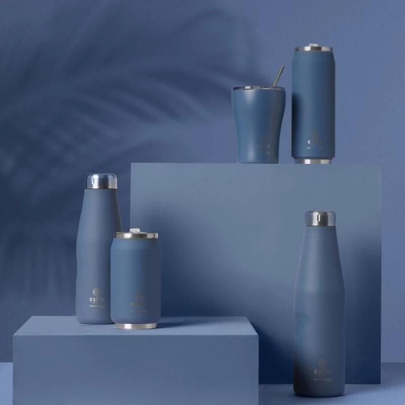 Θερμός Travel Cup Save The Aegean 300ml Denim Blue Estia