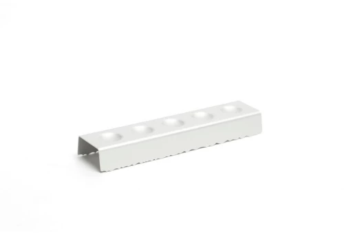 ΒΑΣΗ ΤΡΟΦΙΜΩΝ ΑΣΗΜΙ 6x24x3cm ΑΛΟΥΜΙΝΙΟ LES ESSENCES 7584 - COMAS