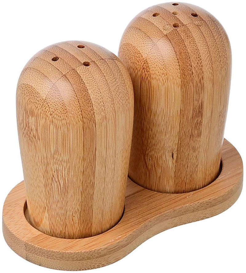ESTIA ΔΟΧΕΙΟ ΓΙΑ ΑΛΑΤΙ/ΠΙΠΕΡΙ BAMBOO ESSENTIALS ΣΕΤ 2 ΤΕΜ.