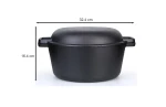 Κατσαρόλα Double 2 σε 1 Dutch Oven Από Μαντέμι Sef De Americano - Hitense