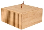 Κουτί Αποθήκευσης  Bamboo Essentials Τετράγωνο15x15x7Cm