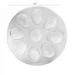 Αυγοθήκη Γυάλινη Πράσινη Φ23x2 Click