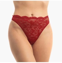 ΓΥΝΑΙΚΕΙΟ ΚΥΛΟΤΑΚΙ ΨΗΛΟ STRING ΜΕ ΔΑΝΤΕΛΑ AA 535 - ΜΠΟΡΝΤΩ