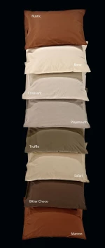 Σεντόνι Unicolor  Cigar Brown Nima Υπέρδιπλο 240x260cm 100% Βαμβάκι