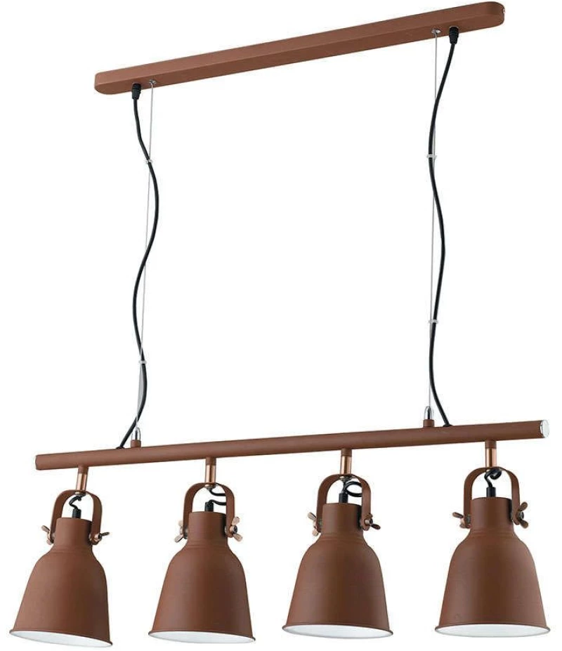 Φωτιστικό Οροφής - Ράγα I-Legend-S4 BRO Copper Luce Ambiente Design Μέταλλο