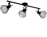 Φωτιστικό Οροφής-Σποτ Tabillano 98764 LS-3 Black Eglo Μέταλλο