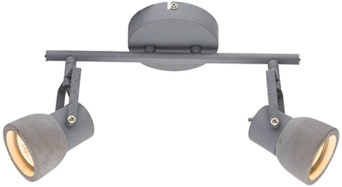 Δίφωτο Φωτιστικό Σποτ MC171152 Grey Τσιμέντο,Μέταλλο