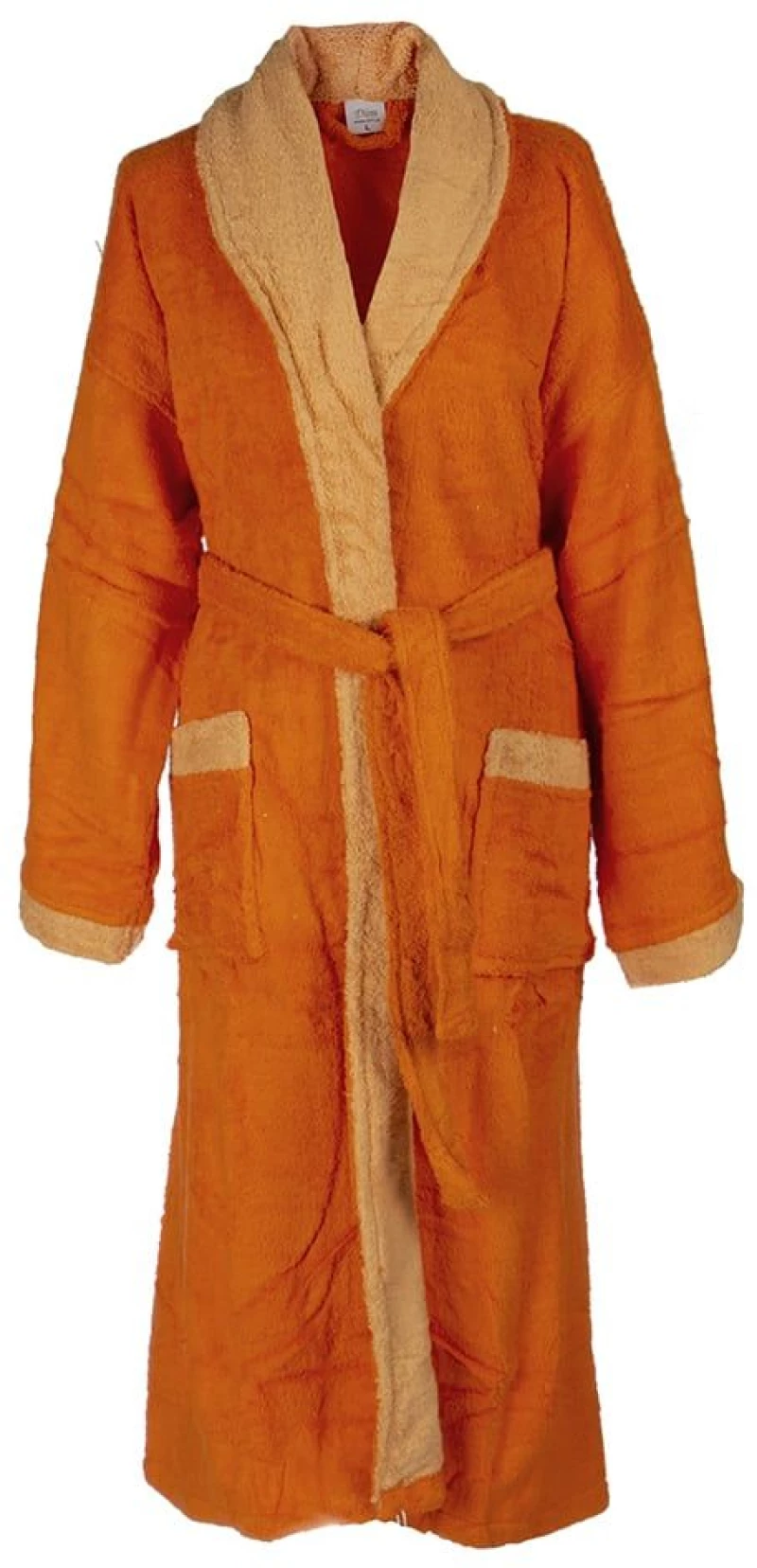 Μπουρνούζι 02 Με Γιακά Orange DimCol