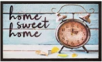 Πατάκι Εισόδου Image 057 Home Sweet Home Clock 45X75cm Ciel-Beige Sdim 45X75