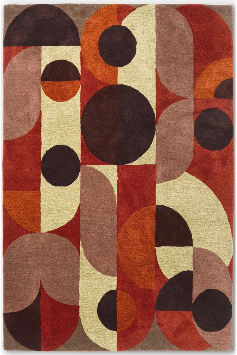 Χαλί Décor Cosmo 095203 Red Pale Green Brink & Campman 160X230cm