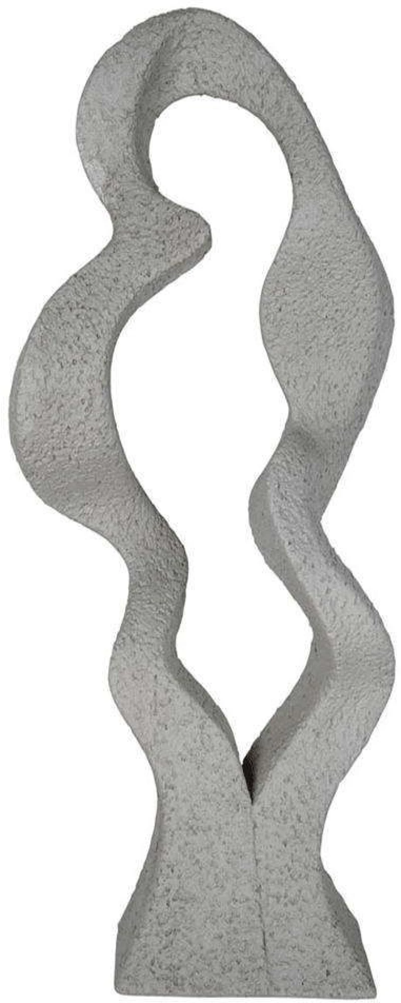 Άγαλμα Wave PT3753WG 23x14,5x40cm Grey Present Time Πολυρεσίνη