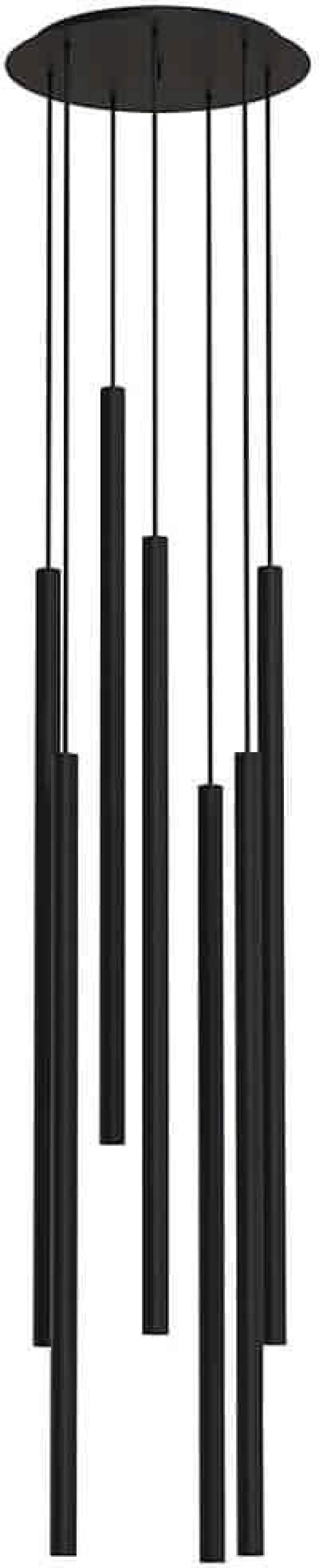 Φωτιστικό Οροφής Laser 7667 7xG9 100 Black Nowodvorski Μέταλλο