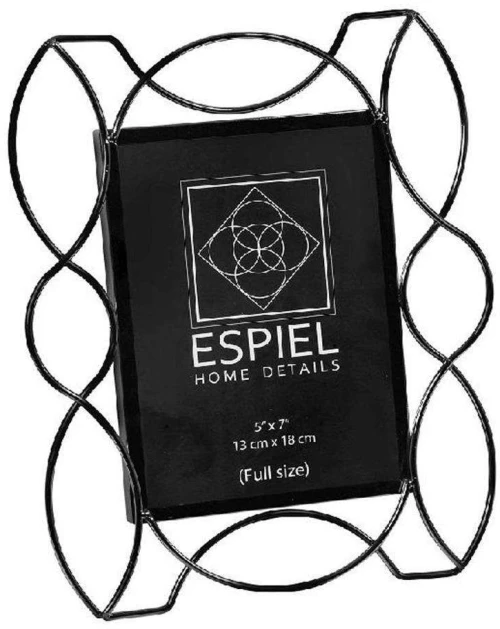 Κορνίζα FAM540 10x15cm Black Espiel Μέταλλο