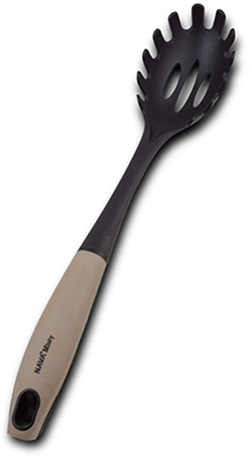 Κουτάλα Ζυμαρικών Misty 10-111-008 34cm Beige-Black Nava Nylon