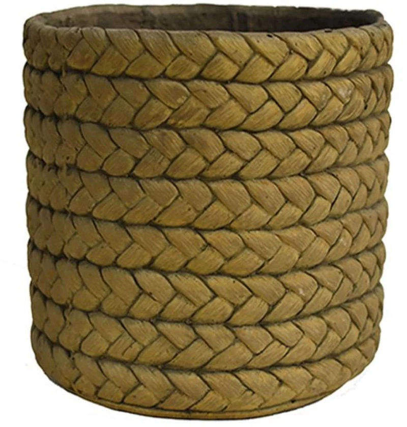 Κασπώ Light Rattan 00.03.35628 Φ25x21cm Brown Κεραμικό