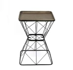 Τραπεζάκι Βοηθητικό AFT225 40x40x56cm Bronze Espiel