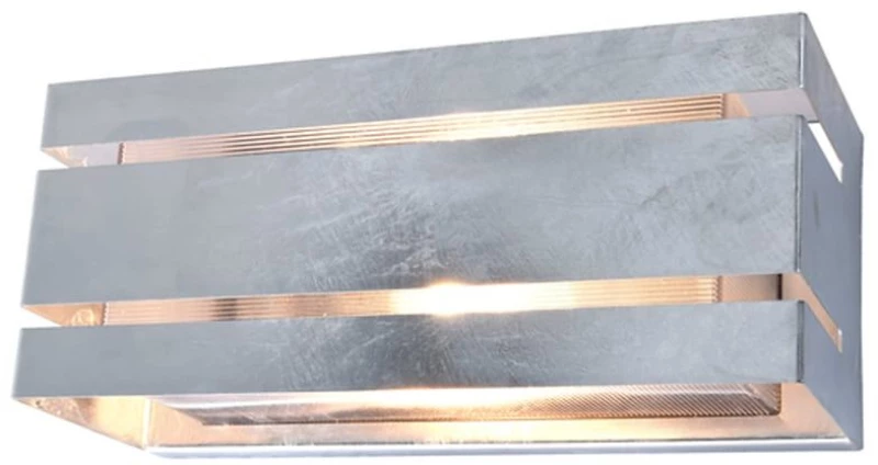 Φωτιστικό Τοίχου Vidar 5011602461 IP54 E27 25x11,3x11cm Galvanized Lutec
