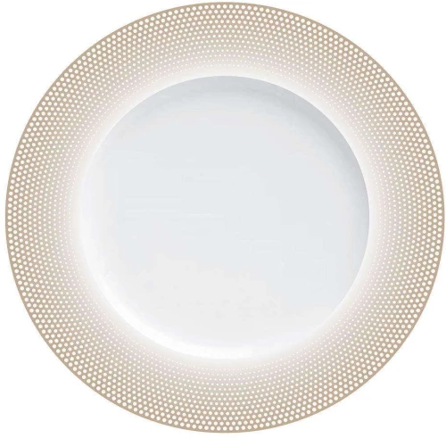 Πιάτο Ρηχό Bonito 24.450.01 Φ27cm Brown Cryspo Trio Πορσελάνη