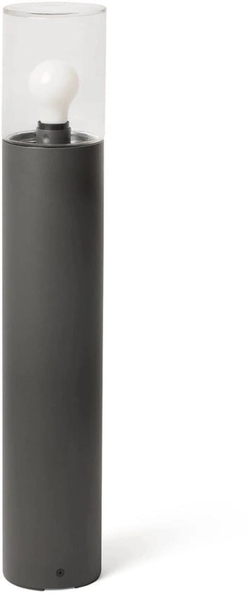 Φωτιστικό Δαπέδου Kila H70cm E27 Dark Grey-Transparent Faro Barcelona