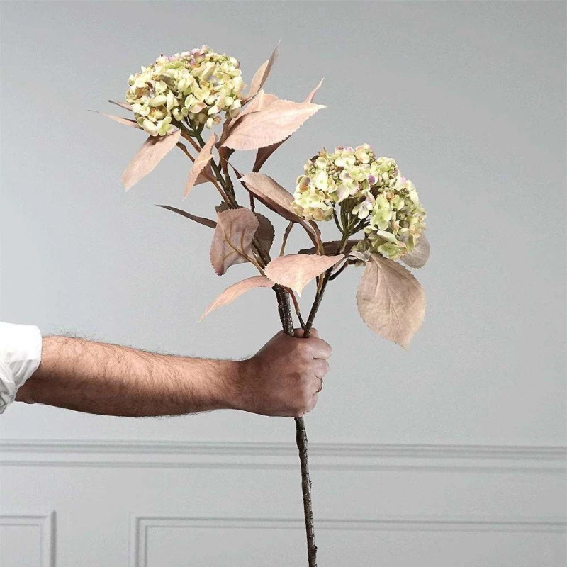 Τεχνητό Κλωνάρι Ορτανσία 9801-7 85cm Multi Supergreens Ύφασμα