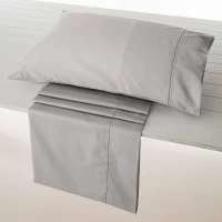 Παπλωματοθήκη Nemesis 304 (Σετ 3τμχ) Light Grey Vesta Home Υπέρδιπλο 230x240cm 100% Βαμβακοσατέν